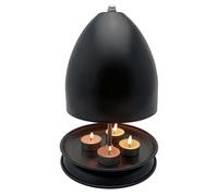 Velas de té, horno para velas de té ERN, calentador de velas de metal, gran espacio con rápido, portavelas y portavelas para oficinas, dormitorios, salas de estar