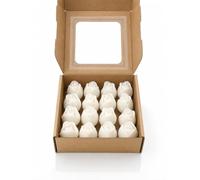 Velas en Forma de Rosa, Set de 16, Regalos de Cumpleaños Bodas Comuniones | Velas Artesanales · Cera de Colza Natural · Decoración para cena romántica · Fiestas y Eventos · Hecho en España