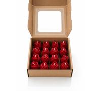 Velas en Forma de Rosa, Set de 16, Regalos de Cumpleaños Bodas Comuniones | Velas Artesanales · Cera de Colza Natural · Decoración para cena romántica · Fiestas y Eventos · Hecho en España