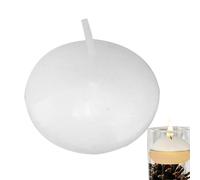 Velas flotantes blancas, decoración de boda, velas encendidas sin perfume, decoraciones multifuncionales para el hogar, piscina, bañera, centro de mesa, propuesta, bodas, fiestas