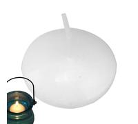 Velas flotantes blancas | Decoración de mesa, velas encendidas | Suministros multifuncionales para el hogar para jarrón, centro de mesa, bañera, bodas, fiestas