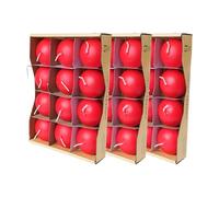 Velas Flotantes Decorativas Sin Perfume, 4.6x3 cm, Duración 4 Horas - Rojo, 36 Velas