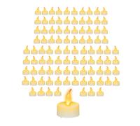 Velas led 11 g 3 cm velas LED decorativas velas eléctricas sin llama 96 unidades