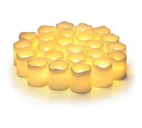 Velas LED decorativas sin llama que funcionan con pilas, una opción segura para el hogar, el jardín, bodas, fiestas, Navidad y Halloween con un