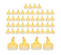 Velas led luces decorativas 48 unidades 11 g velas LED decorativas luz amarilla