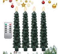 Velas LED para árbol de Navidad, funciona con pilas, suministros de iluminación de 24,6 cm, sin llama, para sala de estar, eventos temáticos, manto, apartamento, decoración del hogar, alféizar de la