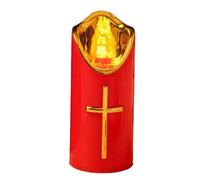 Velas LED sin llama, velas de oración que funcionan con pilas, velas conmemorativas eléctricas LED sin vela, para iglesias, mesitas de noche, dormitorio, sala de estar, decoración del hogar, jardín