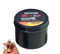 Velas para cortes de energía - Luz para tarro de camping, larga combustión 36 horas, fuente de 3 mechas | Equipo de iluminación fiable para preparación del hogar que apoya actividades al aire libre