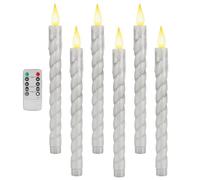 Velas parpadeantes batiendo la batería - Vela electrónica | Velas sin llama | LED Flame-Candle | Calabacines | Luz parpadeante | Iluminación ambiental para la decoración del hogar Reunión