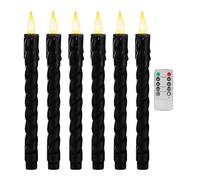 Velas parpadeantes batiendo la batería - Vela electrónica | Velas sin llama | LED Flame-Candle | Calabacines | Luz parpadeante | Iluminación ambiental para la decoración del hogar Reunión