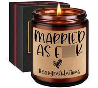 Velas perfumadas de lavanda GSPY - Regalos de luna de miel, regalos de boda para parejas, novios, novios - AF, recién casados, regalos de esposa y esposa - Divertida fiesta de novia, aniversario, despedida de soltera