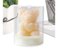 Velas Perfumadas de San Valentín - Nupcial de Oso Corazón,Velas Decorativas Festivas - para Parejas Cena Propuesta Matrimonio Dormitorio Salón Mesita Noche