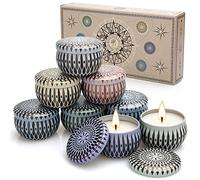 Velas Perfumadas Juego de 8 Piezas, Velas Aromaticas 8x2.5OZ, Regalo de Velas de Aromaterapia Cera de Soja(15-20 Hora), Navidad Boda Baño Yoga Cumpleaños Navidad Día de San Valentín Regalos