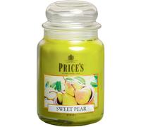Velas Price's Tarro De Vidrio Grande Pera Dulce 150 Horas De Tiempo De Quema