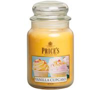 Velas Price's Tarro Grande Vainilla Cupcake 150 Horas De Tiempo De Quema