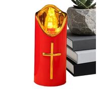 Velas que funcionan con pilas, luces conmemorativas de animales reutilizables, vela falsa eléctrica LED, para iglesias, mesitas de noche, dormitorio, sala de estar, jardín, patio, porche