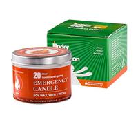 Velas sin humo de larga duración - Tarro de de soja de 2,95 x 2,36 pulgadas y 6 oz, herramienta de iluminación confiable de dos mechas, sin perfume de alta capacidad | Equipo para l