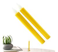 Velas sin llama - 2 piezas decoración de de cumpleaños | Vela decorativa de , para salón, comedor, dormitorio, baño, terraza, boda, cumpleaños y reuniones