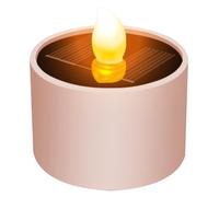 Velas solares al aire libre impermeable a las luces de té led al amanecer 2.1x2.1 Pequeñas luces solares reutilizables para el jardín de linternas Camping Camino para el hogar impermeable aire l
