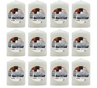 Velas Taco Aroma Dulce de Coco Perfumadas Grandes XL 70 x 57 mm - Lote de 12 Unidades - Velones Aromáticos - Gran Duración y Delicado Aroma - 22-24 horas Duración - Aromaterapia por Velas