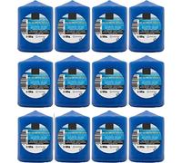 Velas Taco Aroma Frescor Marino Perfumadas Grandes XL 70 x 57 mm - Lote de 12 Unidades - Velones Aromáticos - Gran Duración y Delicado Aroma - 22-24 horas Duración - Aromaterapia por Velas