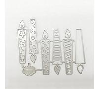 Velas troqueladas para hacer tarjetas, troqueles de corte de metal para felicitaciones, plantillas de grabado en relieve, plantilla para manualidades, álbumes de recortes, decoración de boda