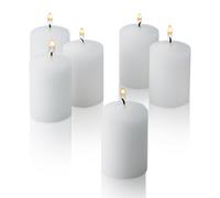 Velas votivas blancas Light In The Dark - Caja de 36 velas a granel sin perfume - Tiempo de combusti n de 15 horas - Para bodas, restaurantes, fi