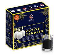 Velas votivas de Charisma sin Aroma, 10 Horas de combustión, Juego de 72