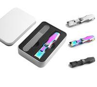 Velasko Juego de cortaúñas, cortaúñas de borde ultra afilado grande para uñas gruesas de los pies, prevención de salpicaduras, cortador de uñas de apertura amplia con cajas (color)