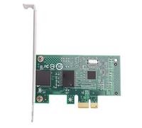 VELATEMOR Adaptador de Servidor Gigabit Ethernet, Tarjeta de Red PCIE 2.0 X1 con Puerto RJ45 de Controlador 82580, Soporte para OS X VLAN QoS, para Servidores, Computadoras de