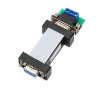 VELATEMOR Adaptador Serie Industrial RS232 a RS485 con Bloque de Terminales, Instalación Sencilla, Respuesta Multicomputadora Punto a Punto, Material Plástico Metálico