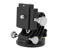 VELATEMOR Ajuste de Latitud Ajuste para el Telescopio de Astronomía de Skywatcher, Montaje de Latitud de Ecuatorial de 3/8 Pulgadas 0-90 Grados para Trípodes Comunes, Accesorio de (Todo Negro)