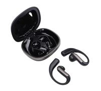 VELATEMOR Auriculares de Oído Abierto, Auriculares Ligeros con Gancho para la Oreja Que Ocultan el Ruido, Ultraconfort, Ajuste Cómodo, Sonido Potente, Llamadas Claras para la Vida Laboral de (Black)