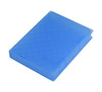 VELATEMOR Caja de Almacenamiento de Accionamiento de Disco Duro de 2.5 ", Caja de Disco Duro de 2.5 Pulgadas Disco Disco Caja de Almacenamiento SSD para un Disco Duro de 2.5" y SSD (Blue)