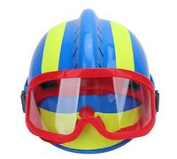 VELATEMOR Casco de Seguridad con Reflejo Llamativo para Extinción de Incendios Forestales, Búsqueda y Rescate para Obras de Construcción y Mineros (Blue)