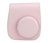 VELATEMOR Case de Cámara Protectora, Cámara de Protección de Cámara Instantánea Case, con Filtros de álbum Coloridos Pegatinas de Marcos Colgantes (Rosa Claro)