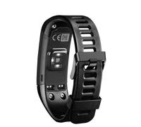 VELATEMOR Correa de Muñeca Deportiva de Repuesto de Silicona para Vivosmart HR - Pulsera de Reloj Inteligente Cómoda y Ajustable para Correr y Bailar (BLACK)