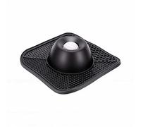 VELATEMOR Cuenco de Alimentación Lenta para Perros Antideslizante con Bola Rodante para una Alimentación Saludable 24,8x24,8 Cm Material de Silicona y PP