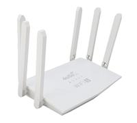 VELATEMOR Enrutador Inalámbrico 4G 5G CPE LTE con Antena, 300Mbps 6 Antenas Enrutador Inalámbrico de Internet con Ranura de Tarjeta SIM para B2/B4/B5/B12/B13/B17/B18/B25