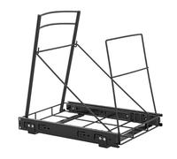 VELATEMOR Estante Extraíble para Botes de Basura, Estante para Botes de Basura Deslizable Ajustable y Resistente para Uso en la Cocina, Se Adapta a Contenedores de 7-13 Galones, Diseño de Hierro