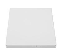 VELATEMOR Grabadora Externa 4K CD DVD BD USB 5Gbps, Unidad Portátil (White)