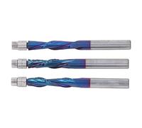 VELATEMOR Juego de Fresas de Carburo Cementado de Primera Calidad hacia Arriba y hacia Abajo para Cortes y Agujeros Uniformes para Entusiastas del Bricolaje