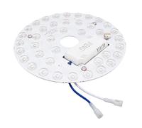 VELATEMOR Kit de Modernización del Ventilador de Techo LED de 7.1 Pulgadas, Luz de Techo Redondo de Reemplazo de 18W 3CCT 3000K 4200K 6500K, Ventiladores de Techo de Reemplazo con Luces