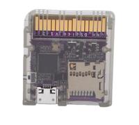 VELATEMOR Lector de Tarjetas de Juego para DS DSi 3DS con RP2040 MCU Fuente de Alimentación Dual de 6 MB/s Diseño de Código Abierto Compatible con Pico Loader Software Personalizado de (Negro