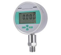VELATEMOR Manómetro Digital 0-16 Bar, Pantalla LCD de Alta Precisión, Acero Inoxidable Duradero, Ideal para Sistemas Neumáticos Hidráulicos, Esfera de 4 Pulgadas
