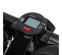 VELATEMOR Máquina Hidráulica de Entrenamiento Paso a Paso para Fitness, Silenciosa, con Ajuste de Tres Niveles, con Bandas, Pantalla LED para el Hogar