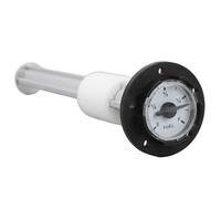 VELATEMOR Medidor Mecánico Universal de Tapa de Gasolina, Medidor de Nivel de Tanque de con Pantalla de Alta Precisión para Yates, Automóviles, Camiones, Diseño Sellado, Fácil Instalación, Aleación