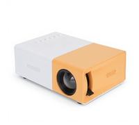 VELATEMOR Mini Proyector, Proyector de Vídeo Pequeño HD 1080P, Portátil para Exteriores, Brillo 100ANSI 1000LM, Corrección Automática, Enfoque Manual, Pantalla de 100 Pulgadas,