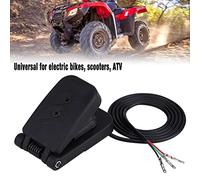 VELATEMOR Pedal de Freno con Control de Velocidad del Acelerador para Conducción Perezosa, Ajuste Universal Antideslizante para Scooters de Bicicletas Eléctricas, Plástico ABS de Alta Calidad