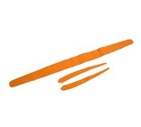 VELATEMOR Reemplazo de la moldura de la moldura del panel interior de la puerta de ante suave Deluxe adecuada para Y 2019-2023, Actualización elegante adecuada para los (ORANGE)